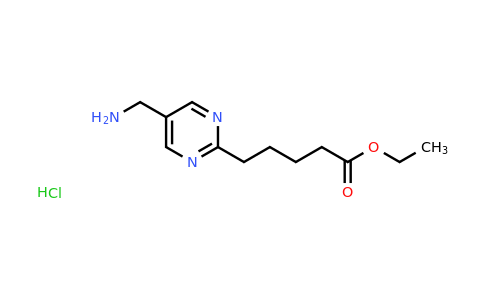 CAS 1447606-49-6 | Ethyl 5-(5-(aminomethyl)pyrimidin-2-yl)pentanoate hydrochloride