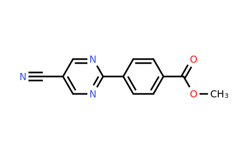 CAS 1447606-88-3 | Methyl 4-(5-cyanopyrimidin-2-yl)benzoate