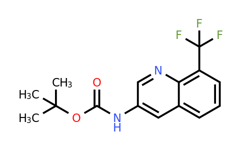 CAS 1447607-03-5 | tert-Butyl (8-(trifluoromethyl)quinolin-3-yl)carbamate