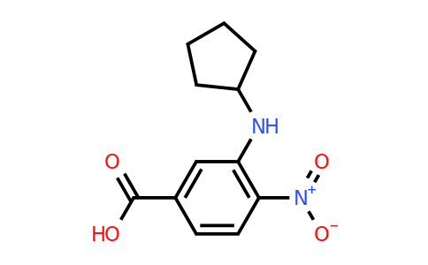 CAS 1447607-09-1 | 3-(Cyclopentylamino)-4-nitrobenzoic acid
