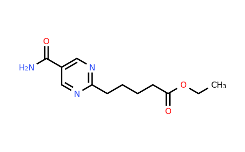 CAS 1447607-12-6 | Ethyl 5-(5-carbamoylpyrimidin-2-yl)pentanoate