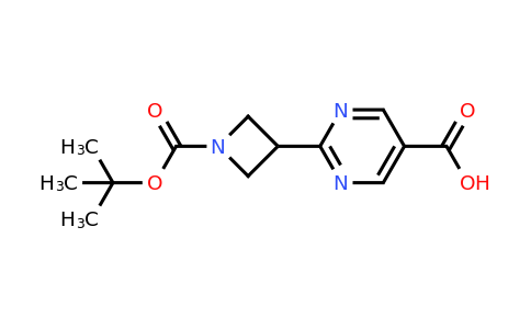 CAS 1447607-17-1 | 2-(1-(tert-Butoxycarbonyl)azetidin-3-yl)pyrimidine-5-carboxylic acid