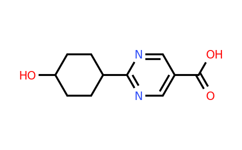CAS 1447607-31-9 | 2-(4-Hydroxycyclohexyl)pyrimidine-5-carboxylic acid