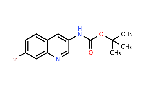 CAS 1447607-37-5 | tert-Butyl (7-bromoquinolin-3-yl)carbamate
