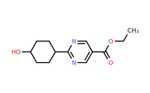 CAS 1447607-50-2 | Ethyl 2-(4-hydroxycyclohexyl)pyrimidine-5-carboxylate