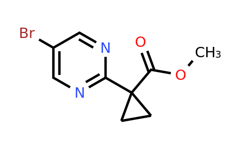 CAS 1447607-69-3 | Methyl 1-(5-bromopyrimidin-2-yl)cyclopropanecarboxylate