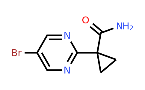 CAS 1447607-75-1 | 1-(5-Bromopyrimidin-2-yl)cyclopropanecarboxamide