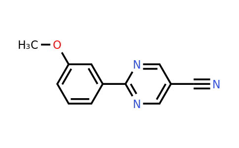 CAS 1447607-78-4 | 2-(3-Methoxyphenyl)pyrimidine-5-carbonitrile