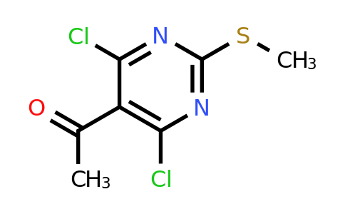 CAS 1447839-64-6 | 1-(4,6-Dichloro-2-(methylthio)pyrimidin-5-yl)ethanone