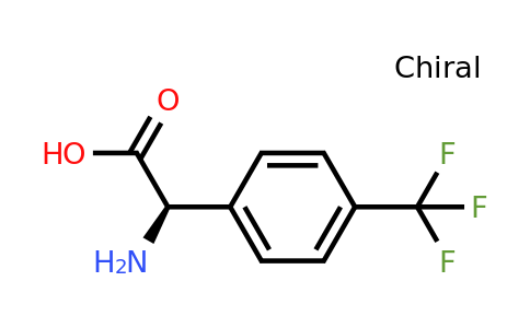 CAS 144789-73-1 | (2R)-2-Amino-2-[4-(trifluoromethyl)phenyl]acetic acid