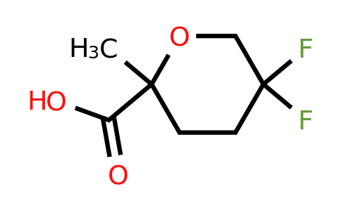 CAS 1447942-76-8 | 5,5-difluoro-2-methyloxane-2-carboxylic acid
