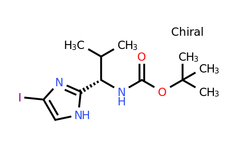 CAS 1447944-44-6 | (S)-tert-Butyl (1-(4-iodo-1H-imidazol-2-yl)-2-methylpropyl)carbamate