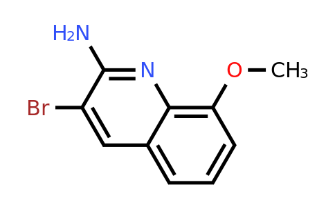 CAS 1447953-33-4 | 3-Bromo-8-methoxyquinolin-2-amine