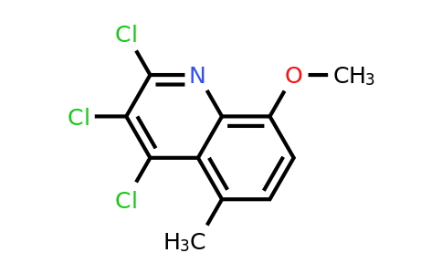 CAS 1447953-54-9 | 2,3,4-Trichloro-8-methoxy-5-methylquinoline