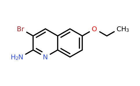 CAS 1447959-19-4 | 3-Bromo-6-ethoxyquinolin-2-amine