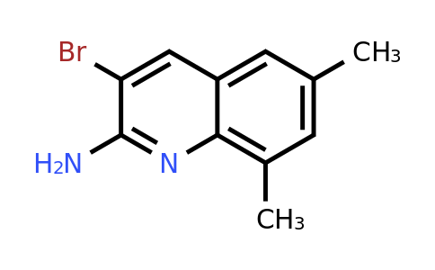 CAS 1447959-22-9 | 3-Bromo-6,8-dimethylquinolin-2-amine