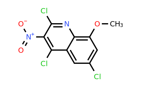 CAS 1447959-26-3 | 2,4,6-Trichloro-8-methoxy-3-nitroquinoline