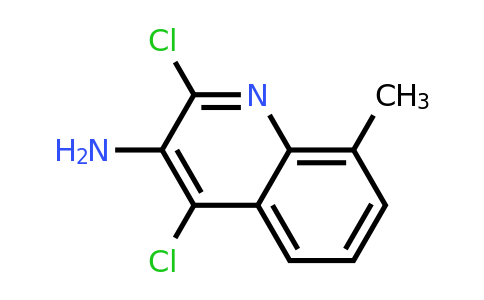 CAS 1447960-14-6 | 2,4-Dichloro-8-methylquinolin-3-amine