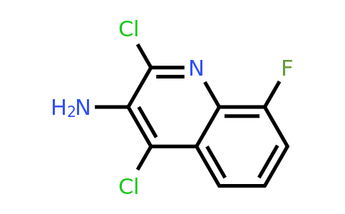 CAS 1447960-18-0 | 2,4-Dichloro-8-fluoroquinolin-3-amine