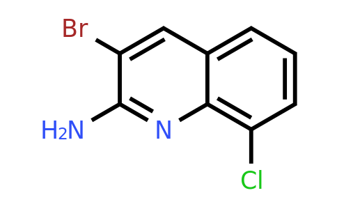 CAS 1447960-43-1 | 3-Bromo-8-chloroquinolin-2-amine