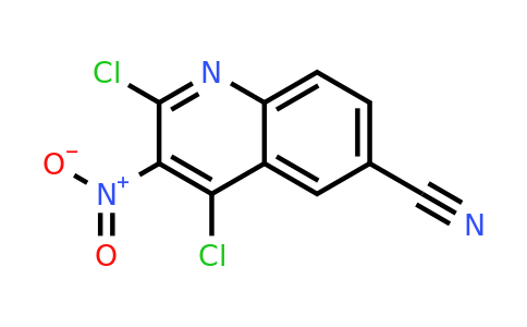 CAS 1447961-33-2 | 2,4-Dichloro-3-nitroquinoline-6-carbonitrile
