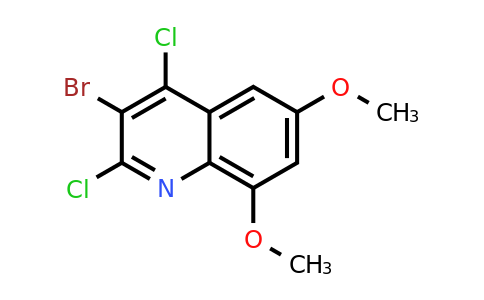 CAS 1447961-48-9 | 3-Bromo-2,4-dichloro-6,8-dimethoxyquinoline