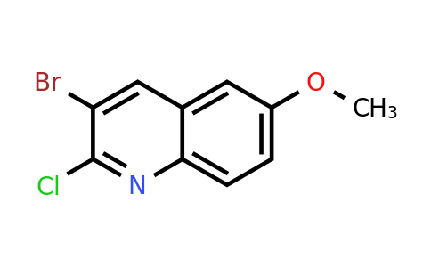 CAS 1447961-61-6 | 3-Bromo-2-chloro-6-methoxyquinoline