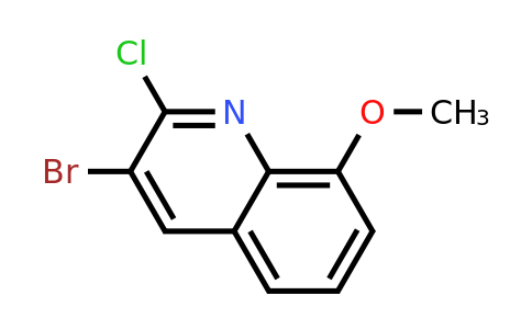 CAS 1447961-64-9 | 3-Bromo-2-chloro-8-methoxyquinoline