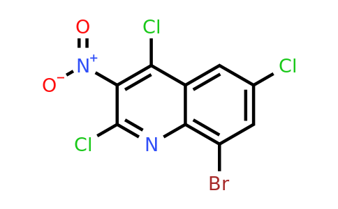 CAS 1447962-04-0 | 8-Bromo-2,4,6-trichloro-3-nitroquinoline
