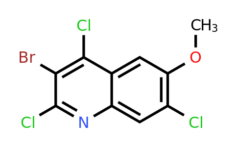 CAS 1447963-21-4 | 3-Bromo-2,4,7-trichloro-6-methoxyquinoline