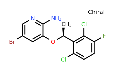 CAS 1448326-33-7 | (S)-5-Bromo-3-(1-(2,6-dichloro-3-fluorophenyl)ethoxy)pyridin-2-amine