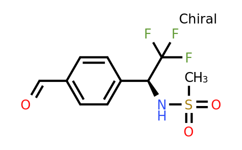 CAS 1448682-02-7 | (S)-N-(2,2,2-Trifluoro-1-(4-formylphenyl)ethyl)methanesulfonamide