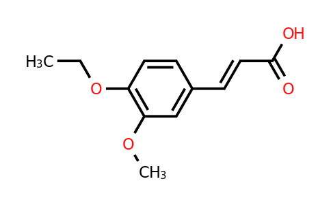 CAS 144878-40-0 | (E)-3-(4-Ethoxy-3-methoxyphenyl)acrylic acid
