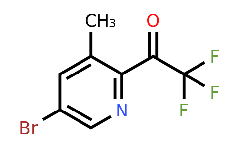 CAS 1448790-49-5 | 1-(5-bromo-3-methylpyridin-2-yl)-2,2,2-trifluoroethan-1-one