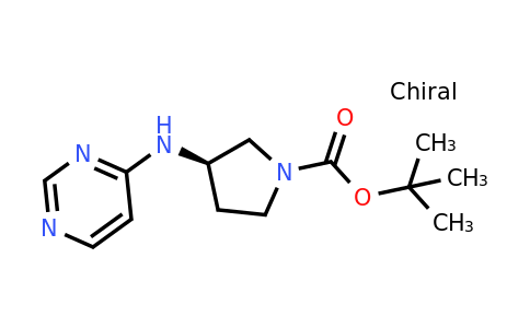 CAS 1448850-55-2 | (R)-tert-Butyl 3-(pyrimidin-4-ylamino)pyrrolidine-1-carboxylate