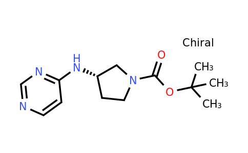 CAS 1448850-56-3 | (S)-tert-Butyl 3-(pyrimidin-4-ylamino)pyrrolidine-1-carboxylate