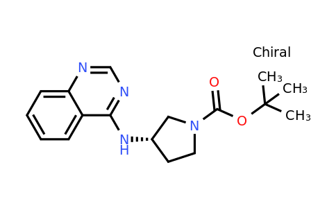 CAS 1448850-59-6 | (S)-tert-Butyl 3-(quinazolin-4-ylamino)pyrrolidine-1-carboxylate