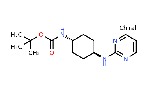CAS 1448854-60-1 | tert-Butyl ((1r,4r)-4-(pyrimidin-2-ylamino)cyclohexyl)carbamate