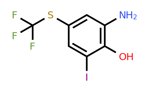 CAS 1448858-58-9 | 2-Amino-6-iodo-4-((trifluoromethyl)thio)phenol