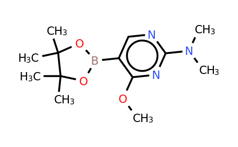 CAS 1448870-00-5 | 4-Methoxy-N,n-dimethyl-5-(4,4,5,5-tetramethyl-1,3,2-dioxaborolan-2-YL)pyrimidin-2-amine
