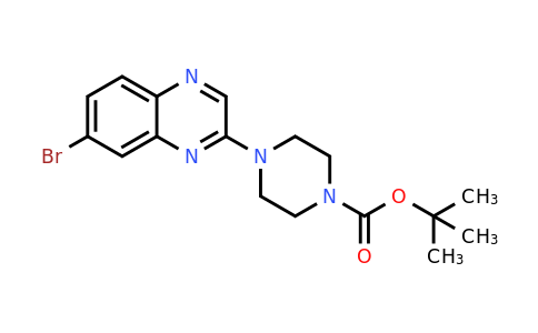 CAS 1448888-78-5 | tert-butyl 4-(7-bromoquinoxalin-2-yl)piperazine-1-carboxylate