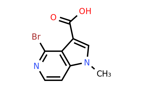 CAS 1448891-84-6 | 4-bromo-1-methyl-pyrrolo[3,2-c]pyridine-3-carboxylic acid