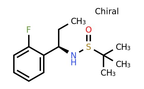 CAS 1448902-46-2 | (S)-N-((R)-1-(2-Fluorophenyl)propyl)-2-methylpropane-2-sulfinamide