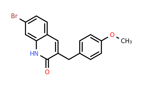 CAS 1449114-09-3 | 7-Bromo-3-(4-methoxybenzyl)quinolin-2(1H)-one