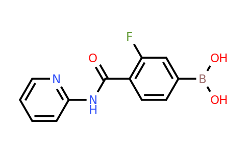 CAS 1449133-22-5 | 3-Fluoro-4-(2-pyridylcarbamoyl)benzeneboronic acid