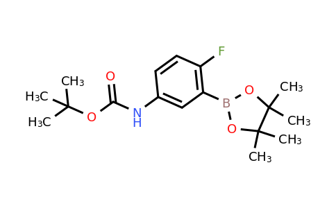 CAS 1449135-41-4 | tert-Butyl (4-fluoro-3-(4,4,5,5-tetramethyl-1,3,2-dioxaborolan-2-yl)phenyl)carbamate