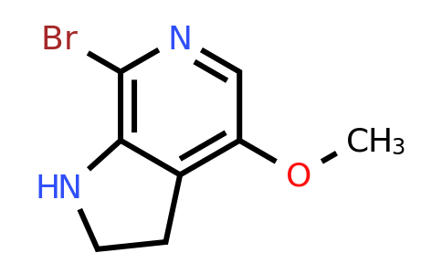 CAS 1449413-33-5 | 7-bromo-4-methoxy-1H,2H,3H-pyrrolo[2,3-c]pyridine