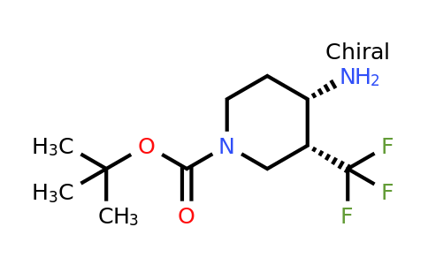 CAS 1449497-88-4 | tert-butyl cis-4-amino-3-(trifluoromethyl)piperidine-1-carboxylate