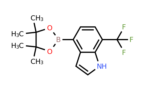 CAS 1449581-09-2 | 4-(tetramethyl-1,3,2-dioxaborolan-2-yl)-7-(trifluoromethyl)-1H-indole
