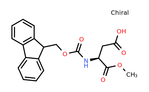 CAS 145038-52-4 | (3S)-3-(9H-fluoren-9-ylmethoxycarbonylamino)-4-methoxy-4-oxo-butanoic acid